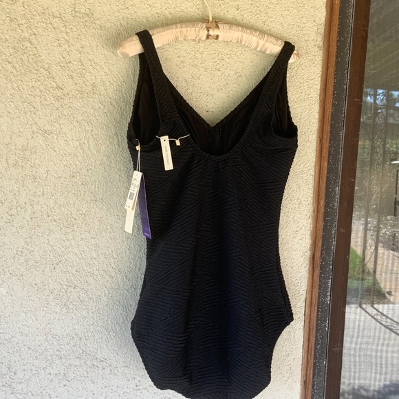 GOTTEX DIAGONAL RIBBED SWIMSUIT - Picture 2 of 6